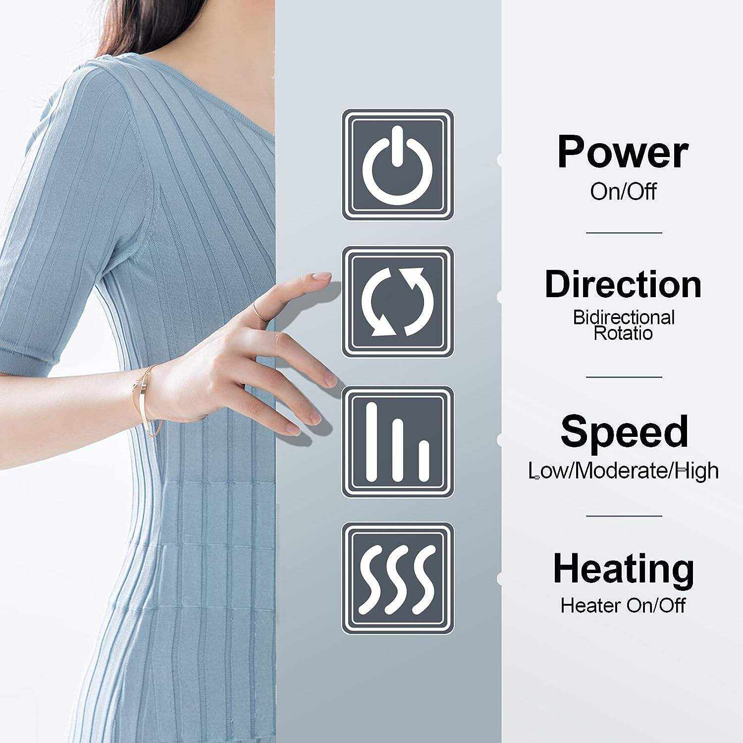 Back Massager, Shiatsu Neck Massager with Heat, Electric Shoulder Massager, Kneading Massage Pillow for Neck, Back, Shoulder, Foot, Leg, Muscle Pain Relief, Get Well Soon Presents - Christmas Gifts