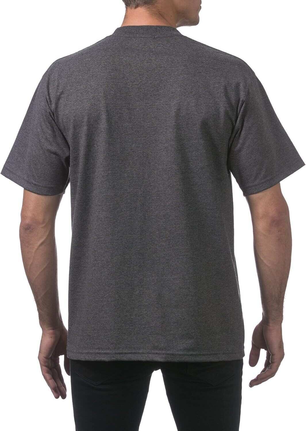 Men's Heavyweight Cotton Short Sleeve Crew Neck T-Shirt