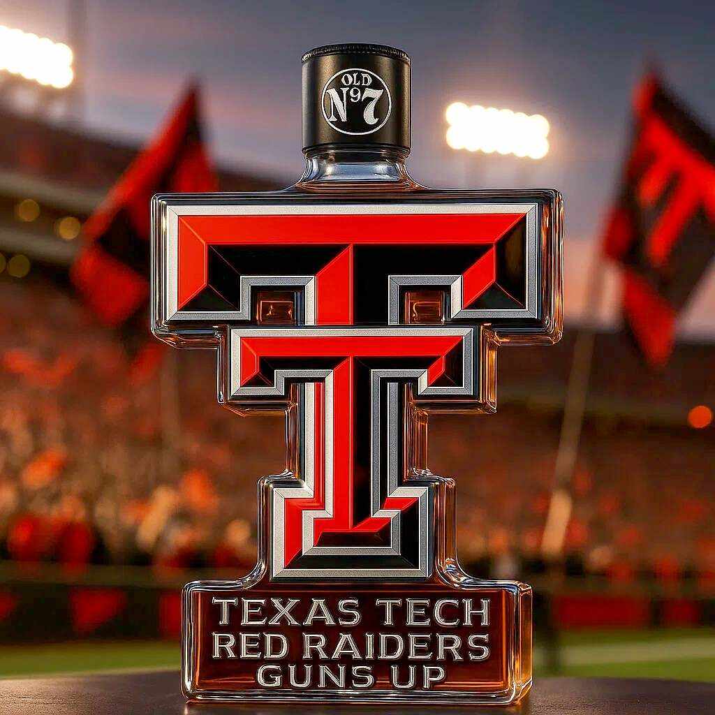 TEXAS TECH Red Raiders Limited Edition Collector’s Whiskey Bottle