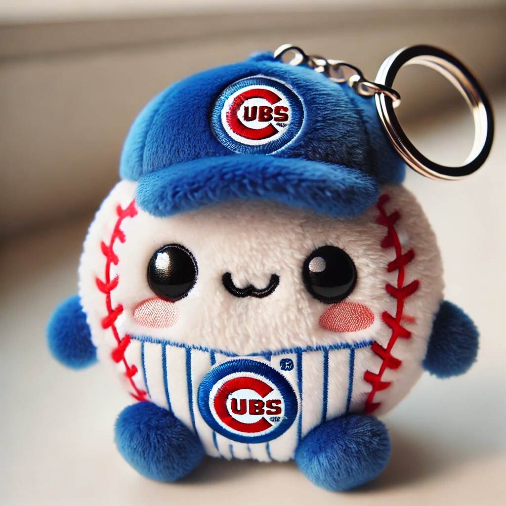 Baseball Plush Keychain