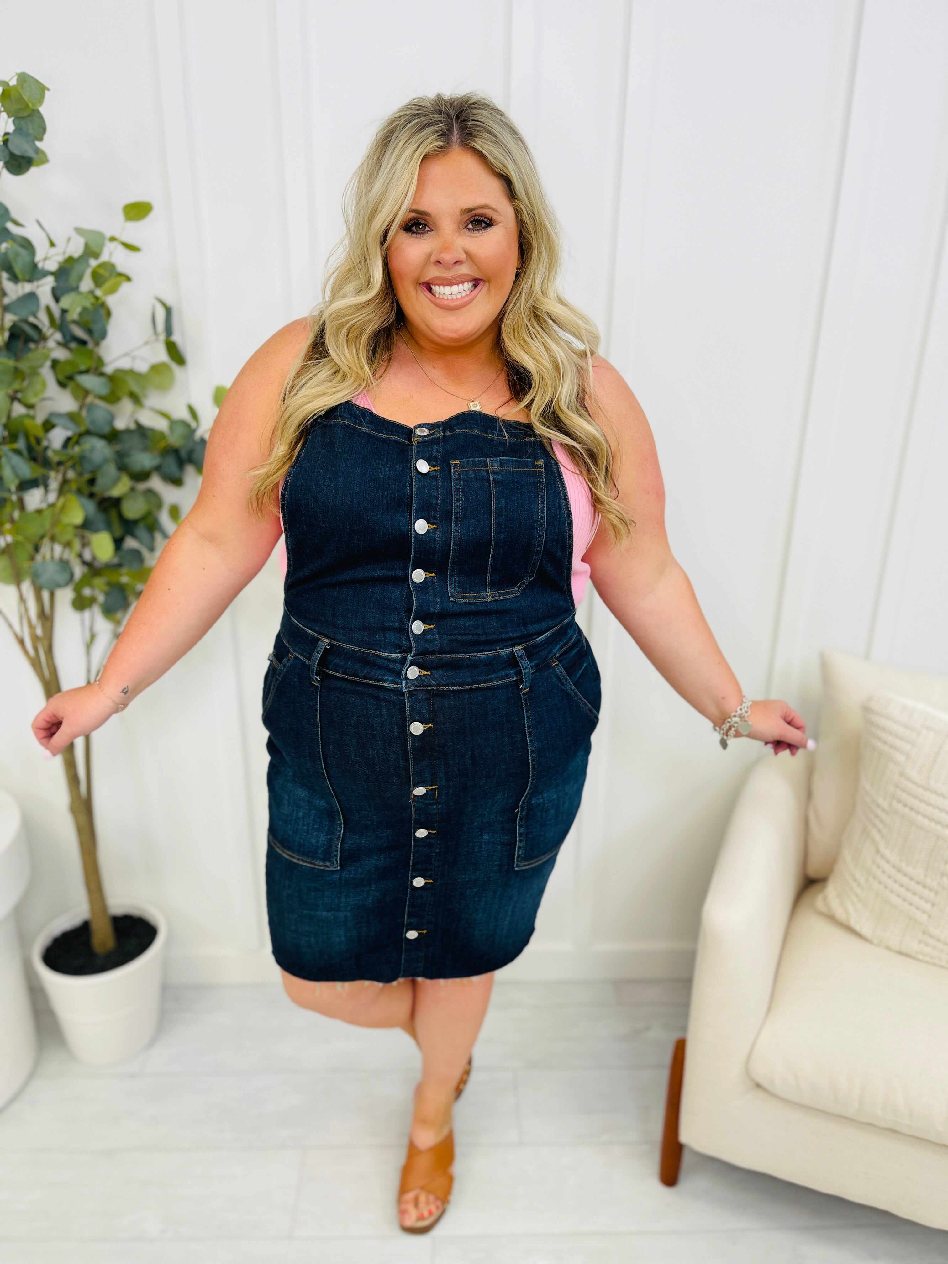 REG/CURVY Just My Type Overall Skirt