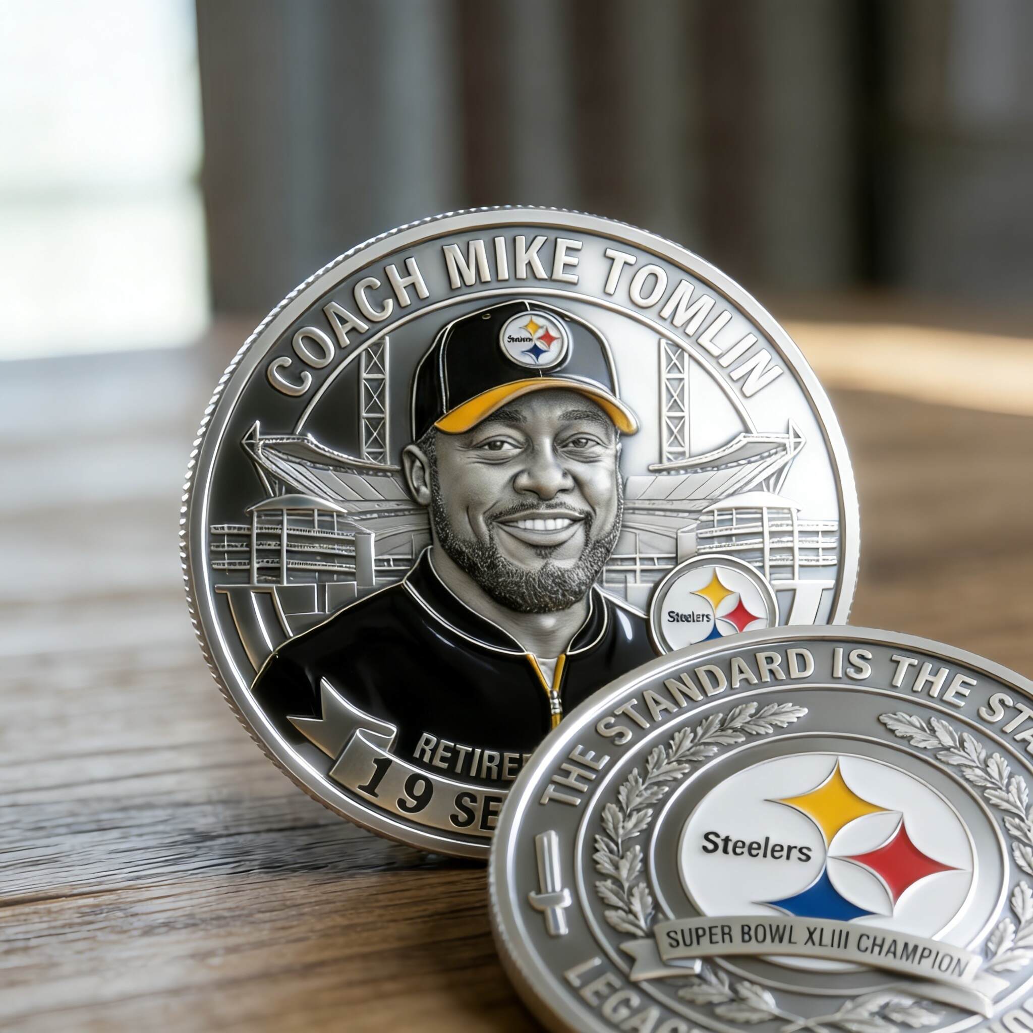 Coach Mike Tomlin Retired 2025 Legacy Coin