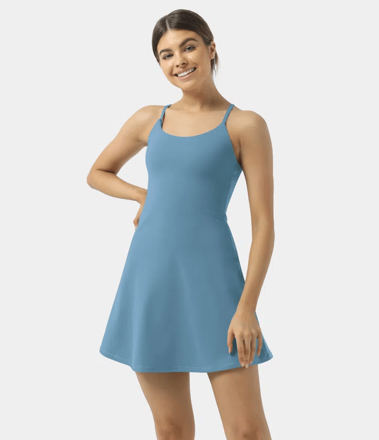 🔥Flash Sale🔥Softlyzero Plush Backless Active Dress-Easy Peezy