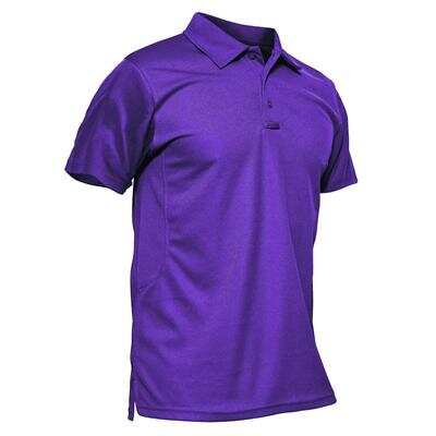 Men's Polo Shirt Quick Dry Performance Short Sleeve