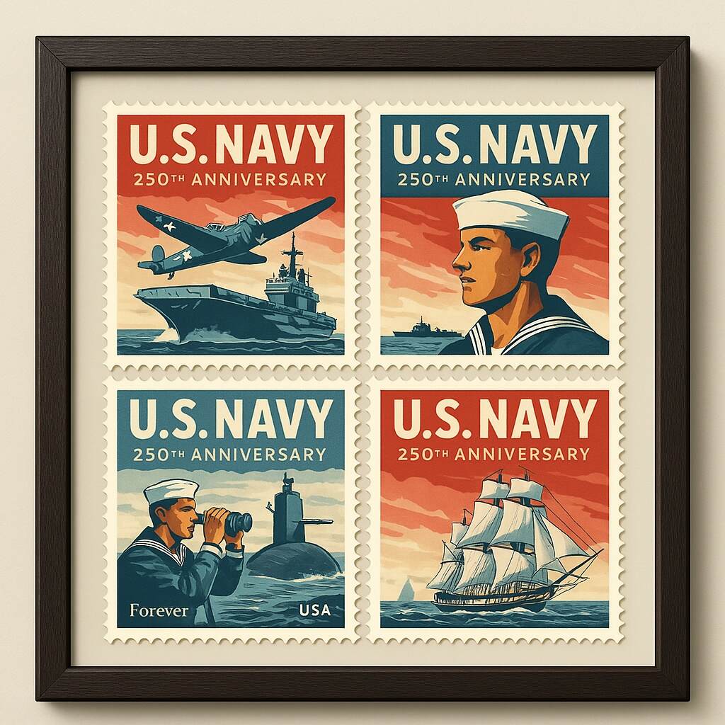 250th Anniversary Military Stamp Collection
