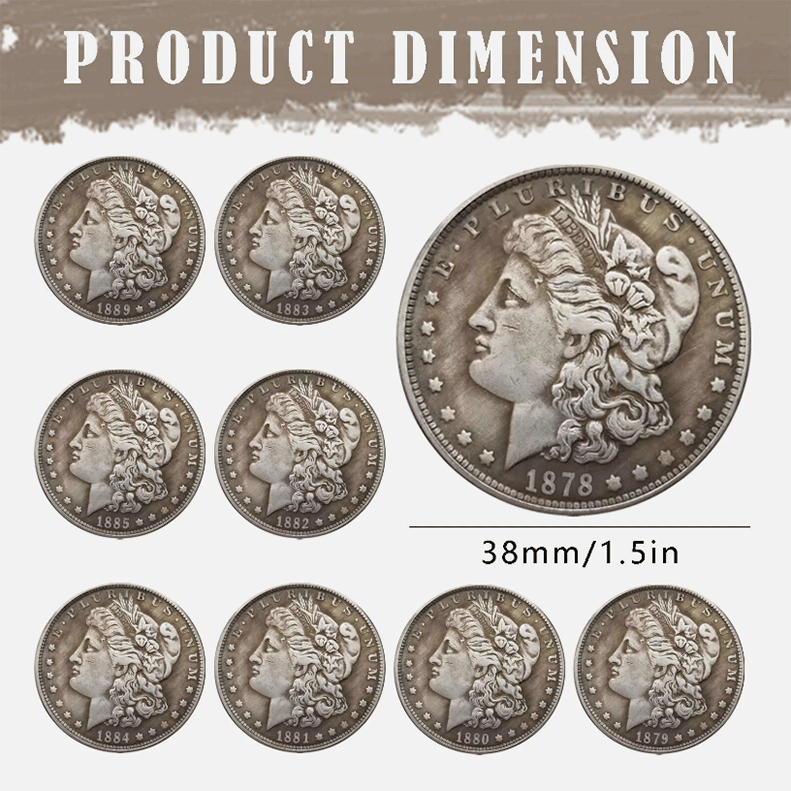 【Complete Set】1879–1904 O Morgan Silver Dollar Set-26PC — MS60💰 Free Shipping & Quality Assurance