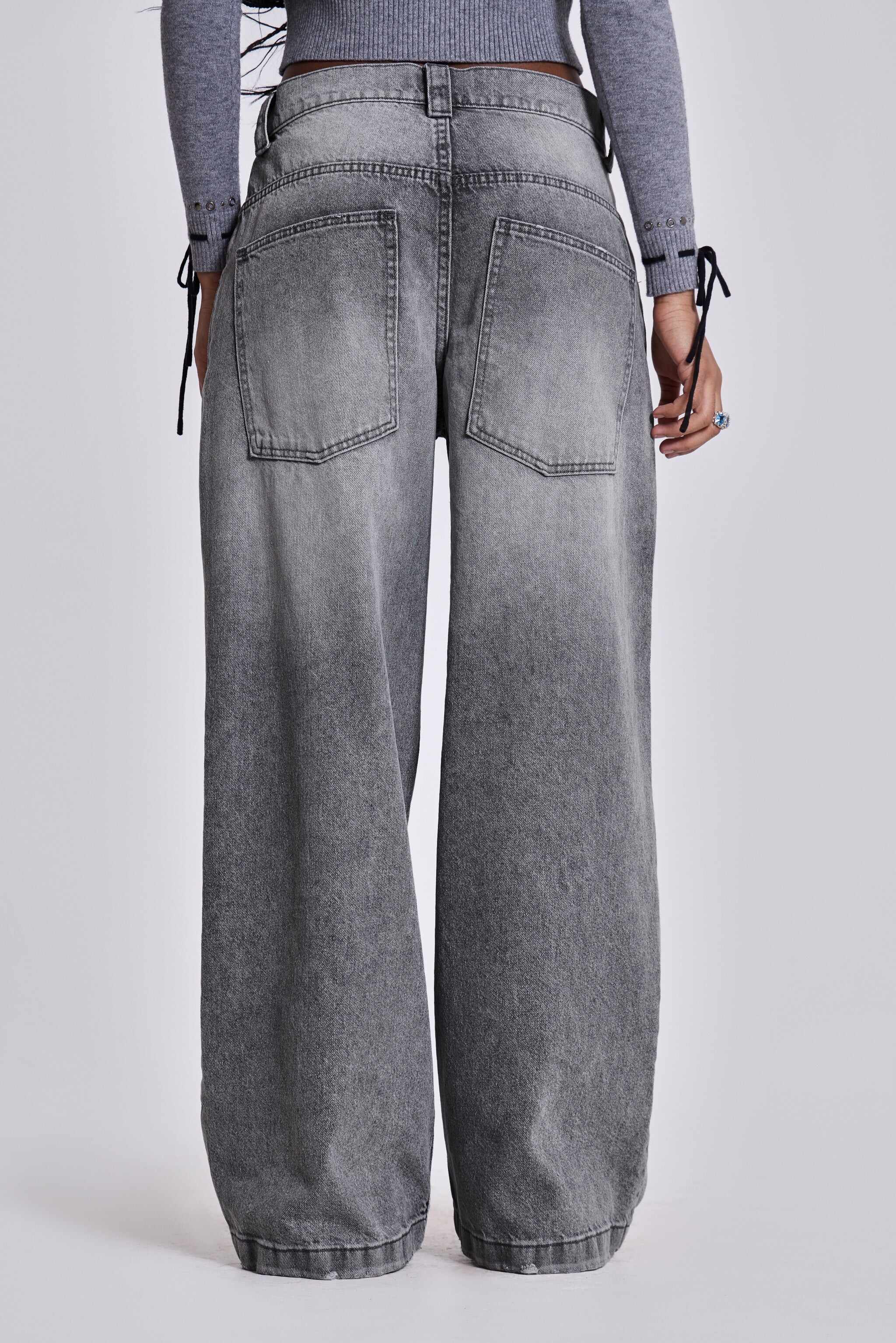Washed Grey Colossus Jeans