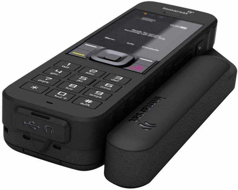 2021 Unlocked IsatPhone 2.1 Satellite Phone - Voice, SMS, GPS Tracking, SOS Global Coverage - Water Resistant - Sim Card Included (No Airtime) - Prepaid and Monthly Plans Available...