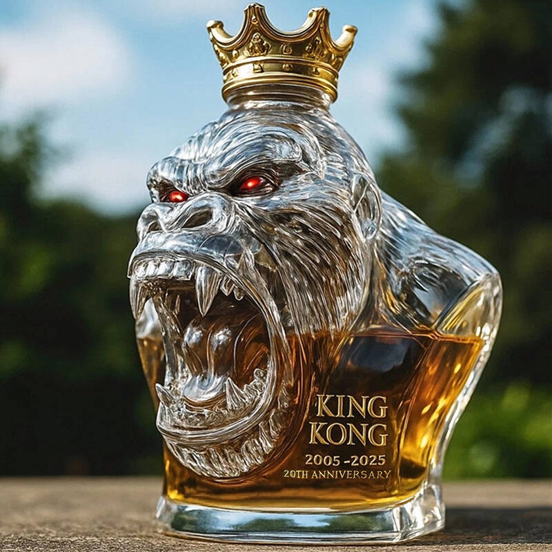 King Kong 20th Anniversary Whisky Bottle