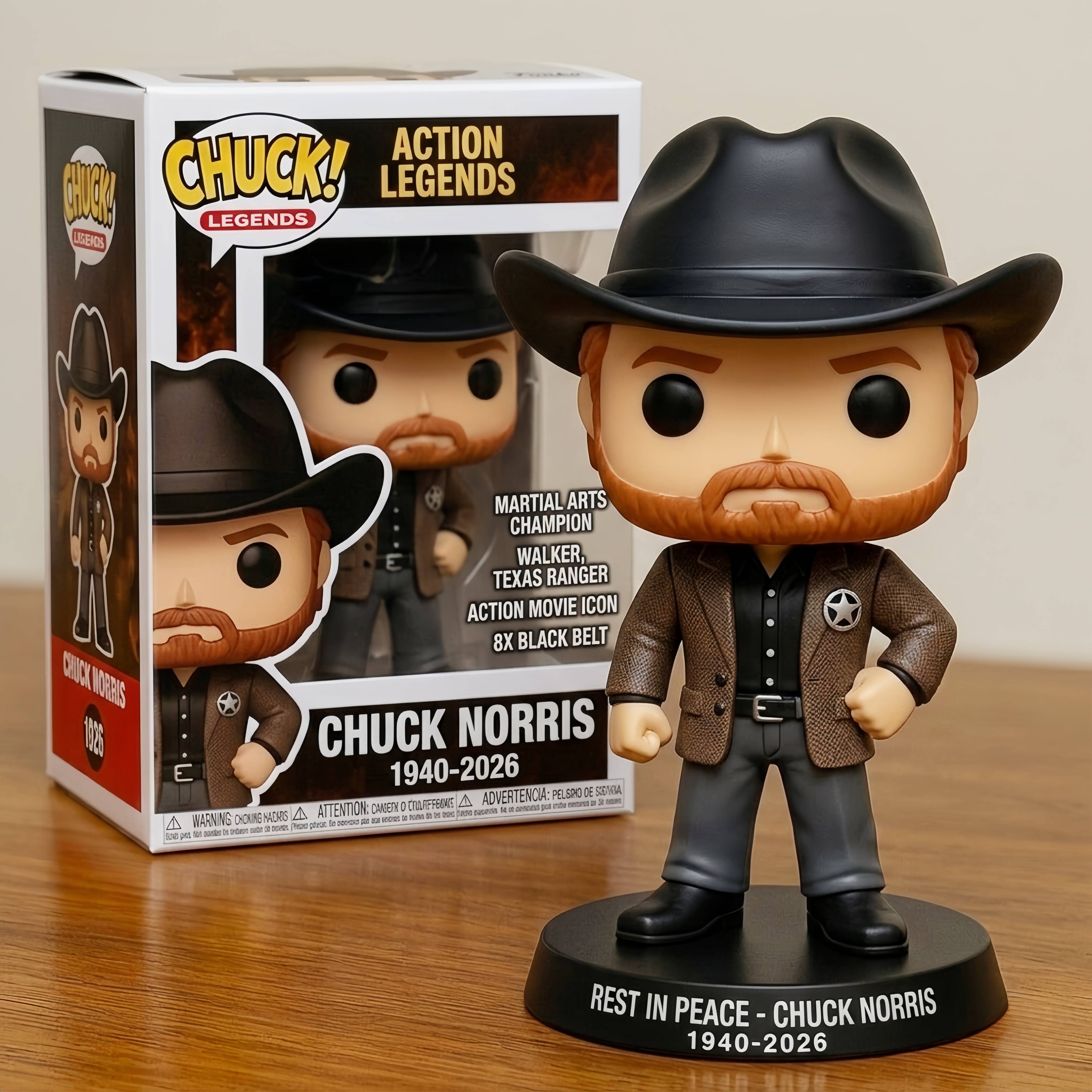 Chuck Norris Legends Memorial Funko Pop!