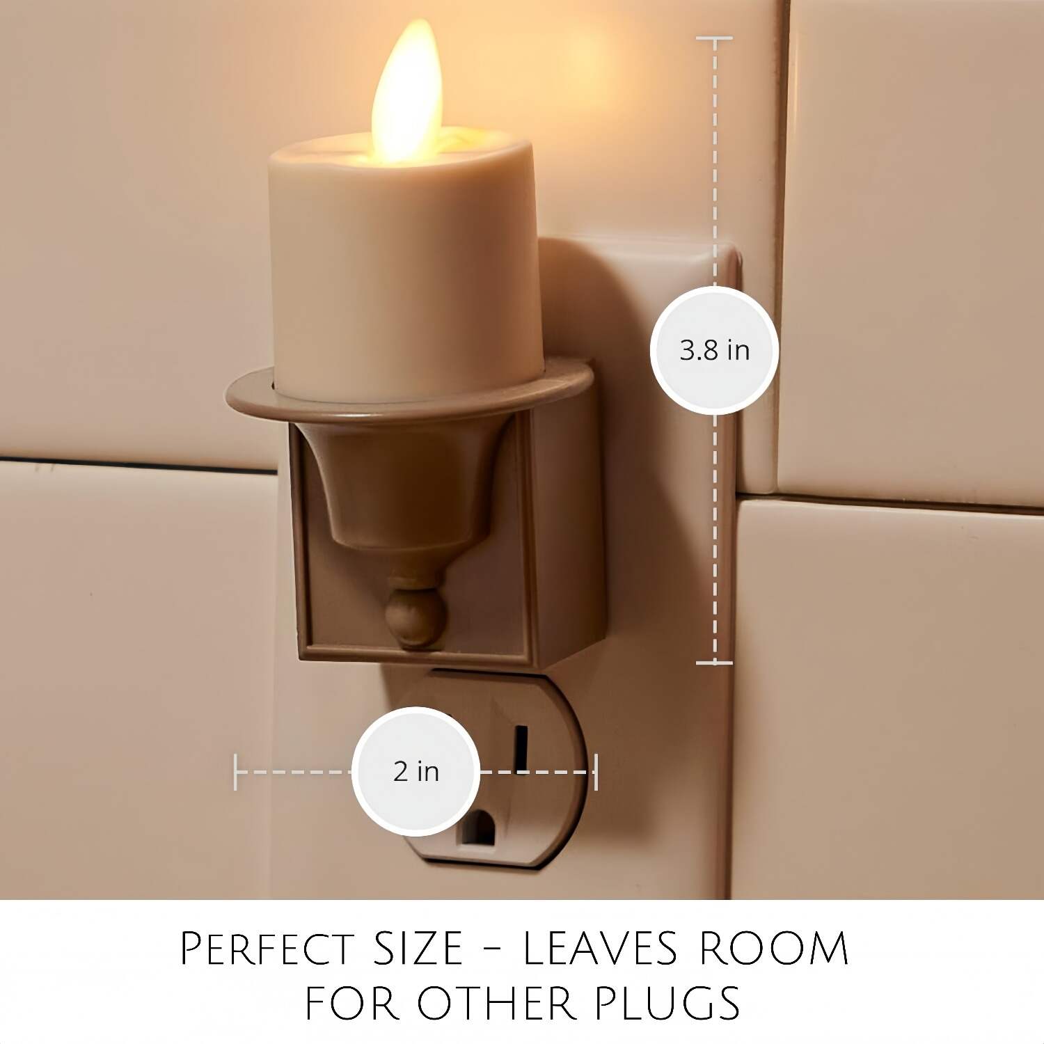 🔥Last Day 65% OFF🔥Flameless Candle Nightlight with Sensor Dusk to Dawn