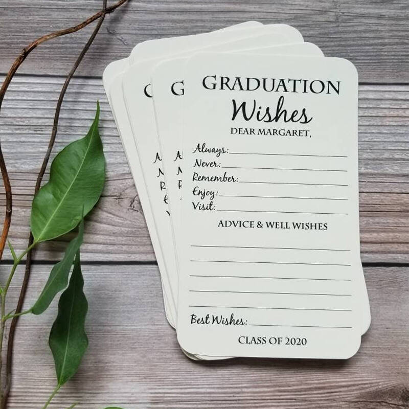 Set of 12 Graduation Wishes Cards
