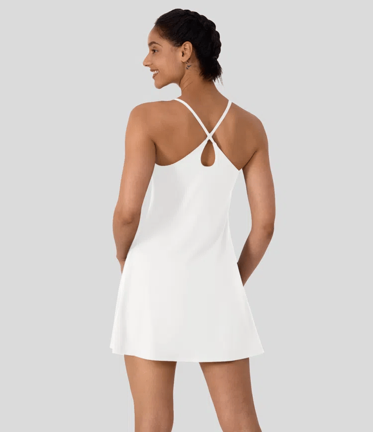 🔥Flash Sale🔥Softlyzero Plush Backless Active Dress-Easy Peezy