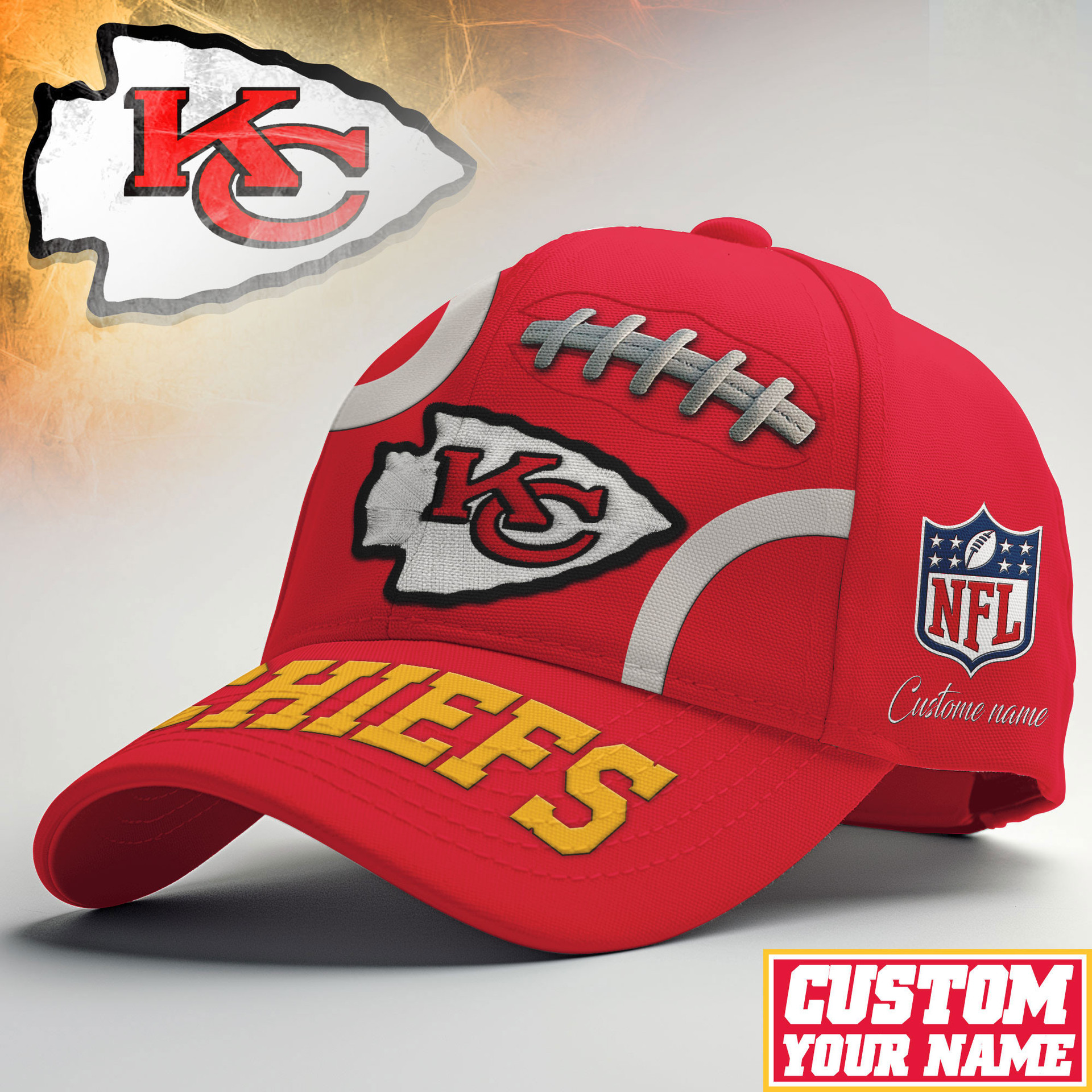 Kansas City Chiefs | PREMIUM CLASSIC CAP NFL FOOTBALL TD