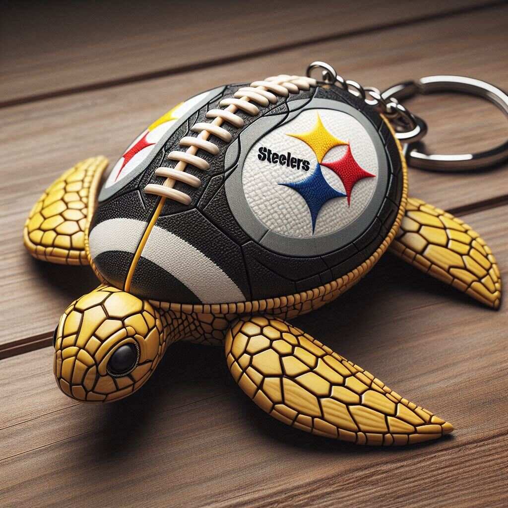🐢🏈Football Turtle Keychain