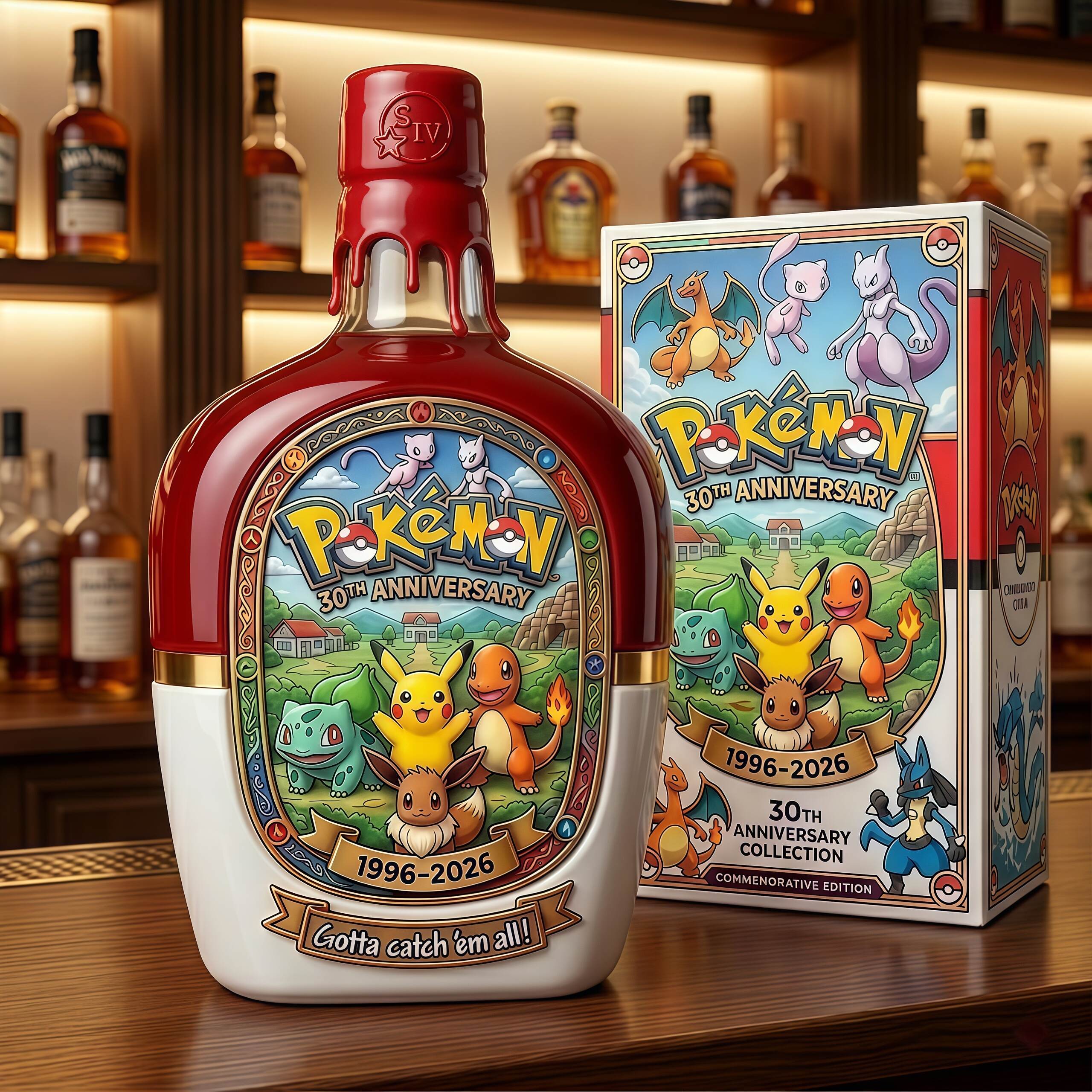 Pokémon 30th Anniversary Commemorative Collector’s Bottle