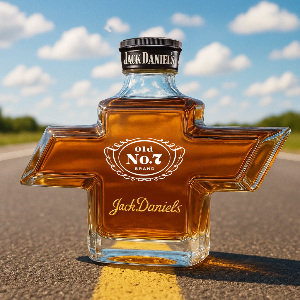 Chevrolet Whiskey Bottle