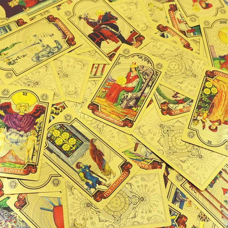 TarotCards – Mystiske gylne tarotkort