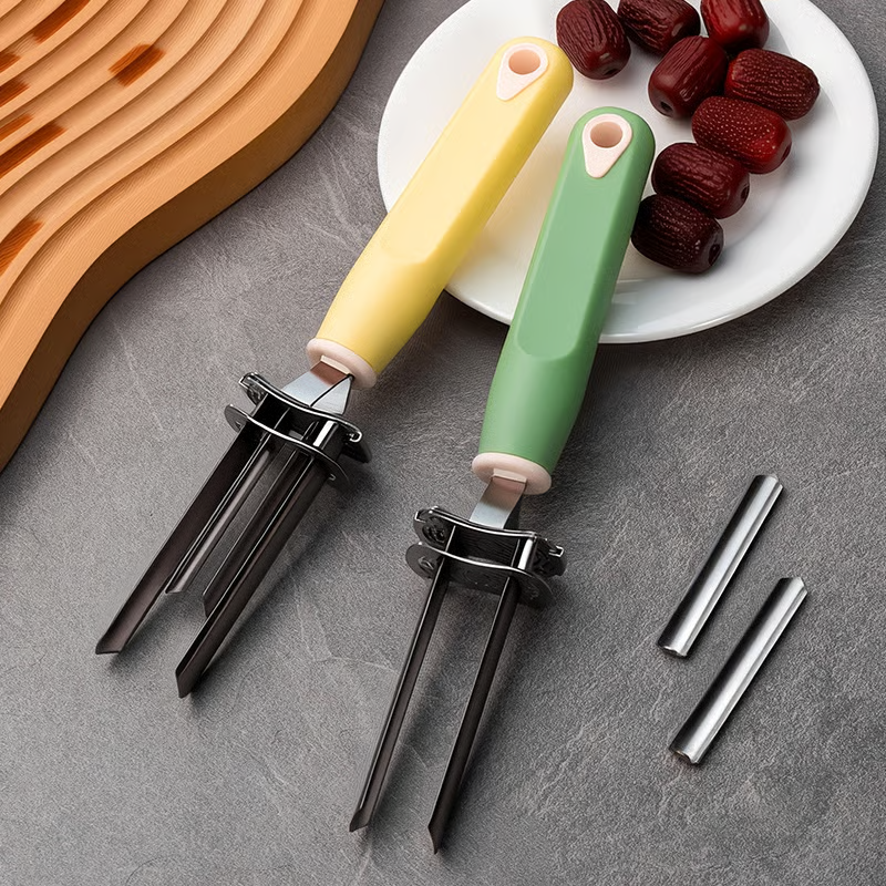 Stainless steel adjustable fruit corer