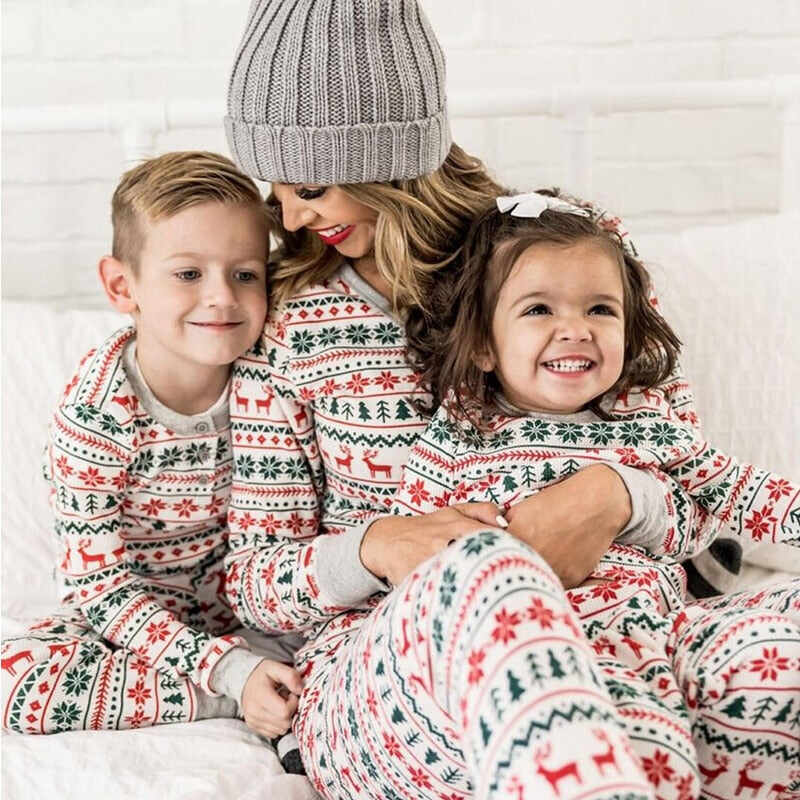 Christmas Spirit Matching Family Pajamas Set