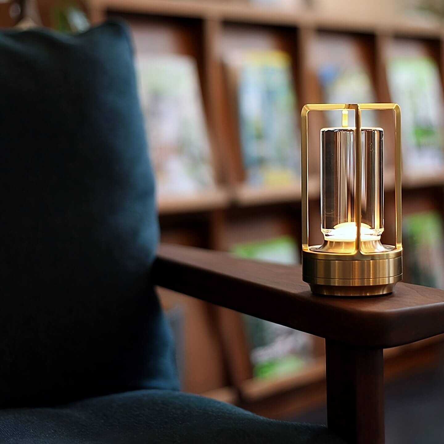 Crystal Lantern Table Lamp
