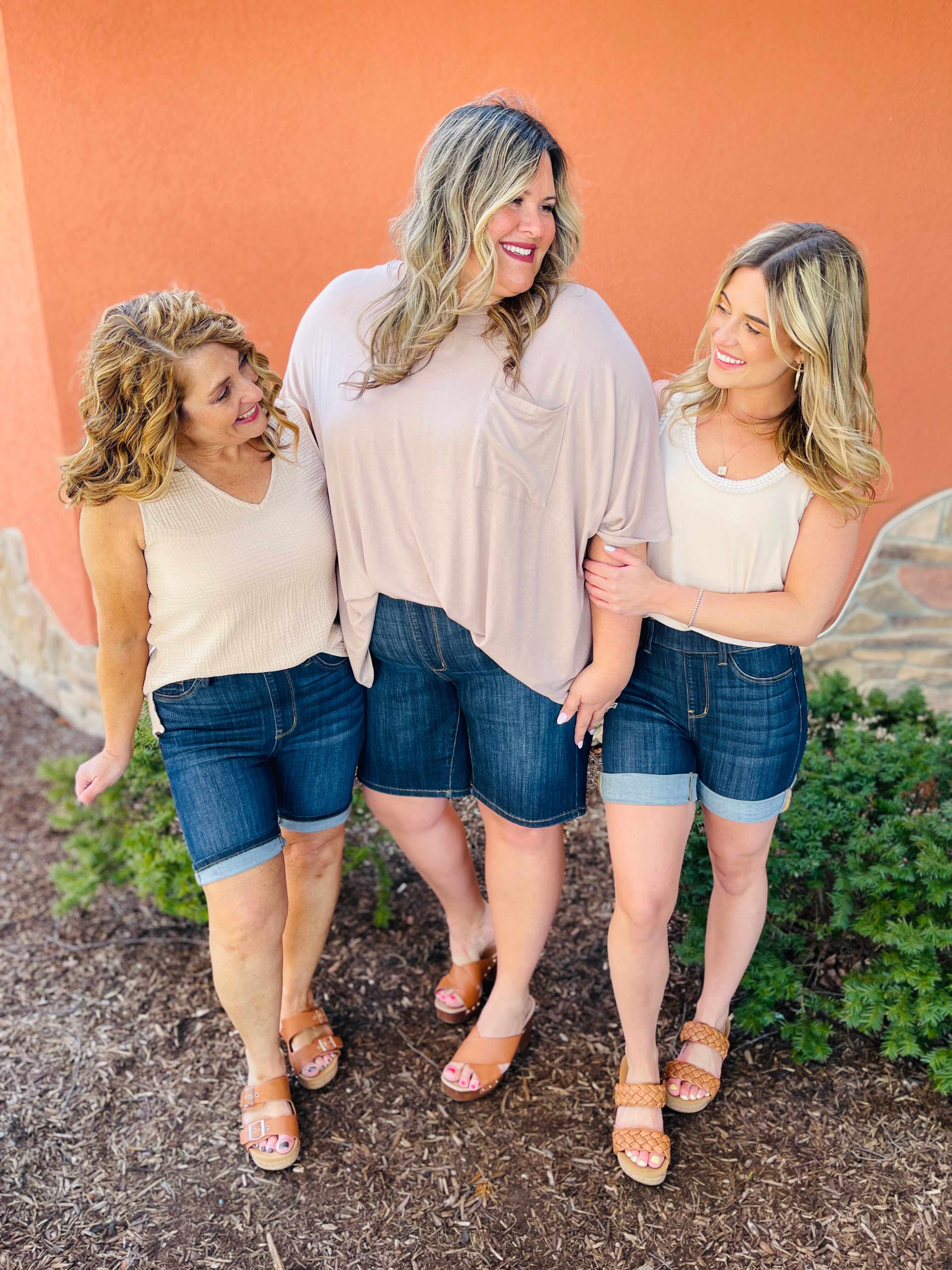 REG/CURVY High Gear Pull On Biker Shorts