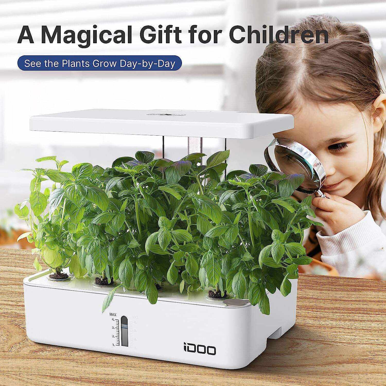 Hydroponics Growing System 12Pods, Indoor Garden with LED Grow Light