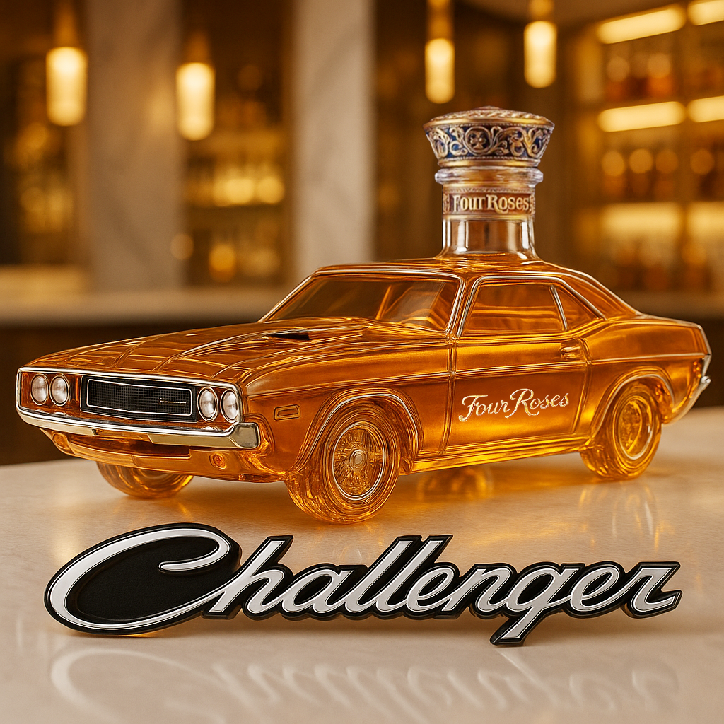 Dodge Challenger R/T 426 Whiskey Bottle
