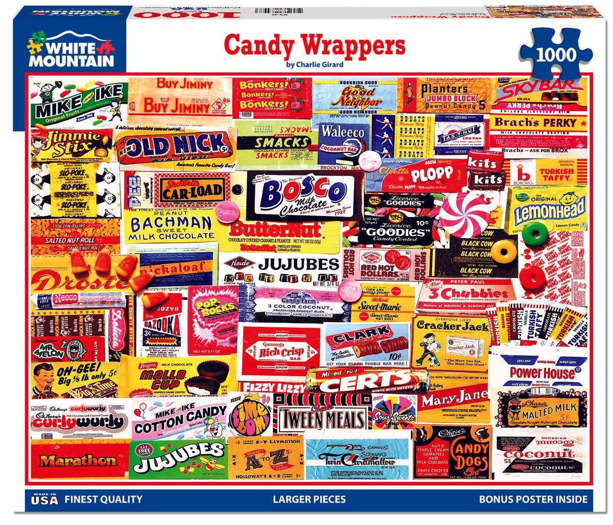 Candy Wrappers (862pz) - 1000 Piece Jigsaw Puzzle