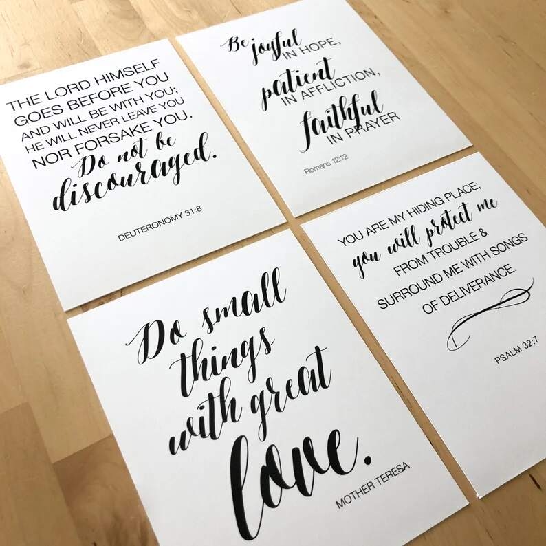 Bible Cards | Inspirational Decorations to Brighten the Soul