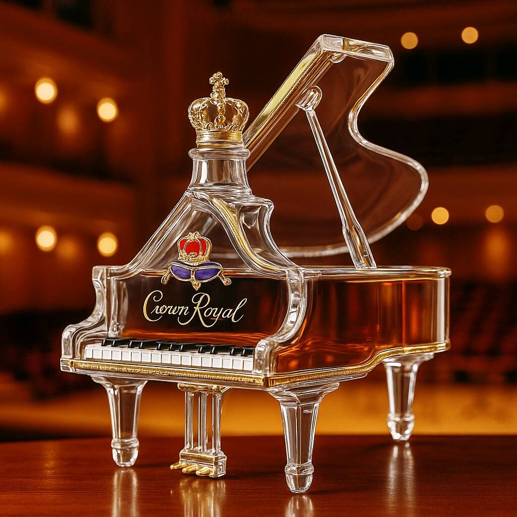 Piano Whiskey Bottle