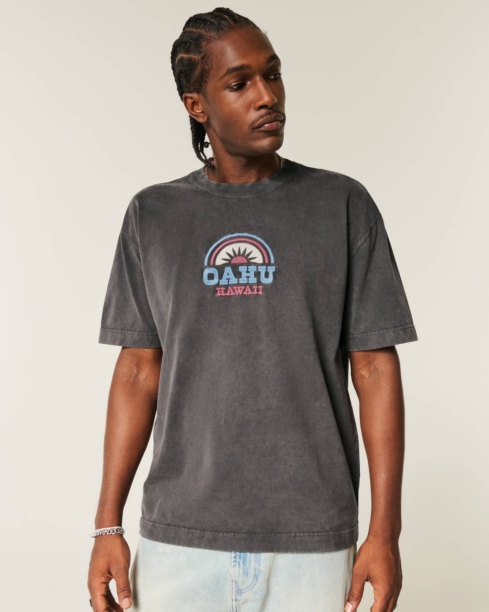 Boxy Heavyweight Newport Beach Graphic Tee