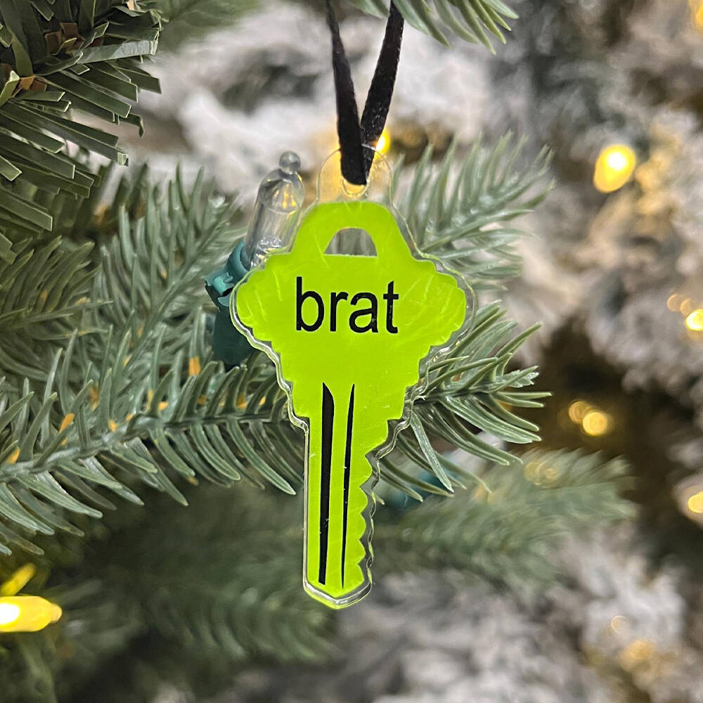 Brat Key Ornament