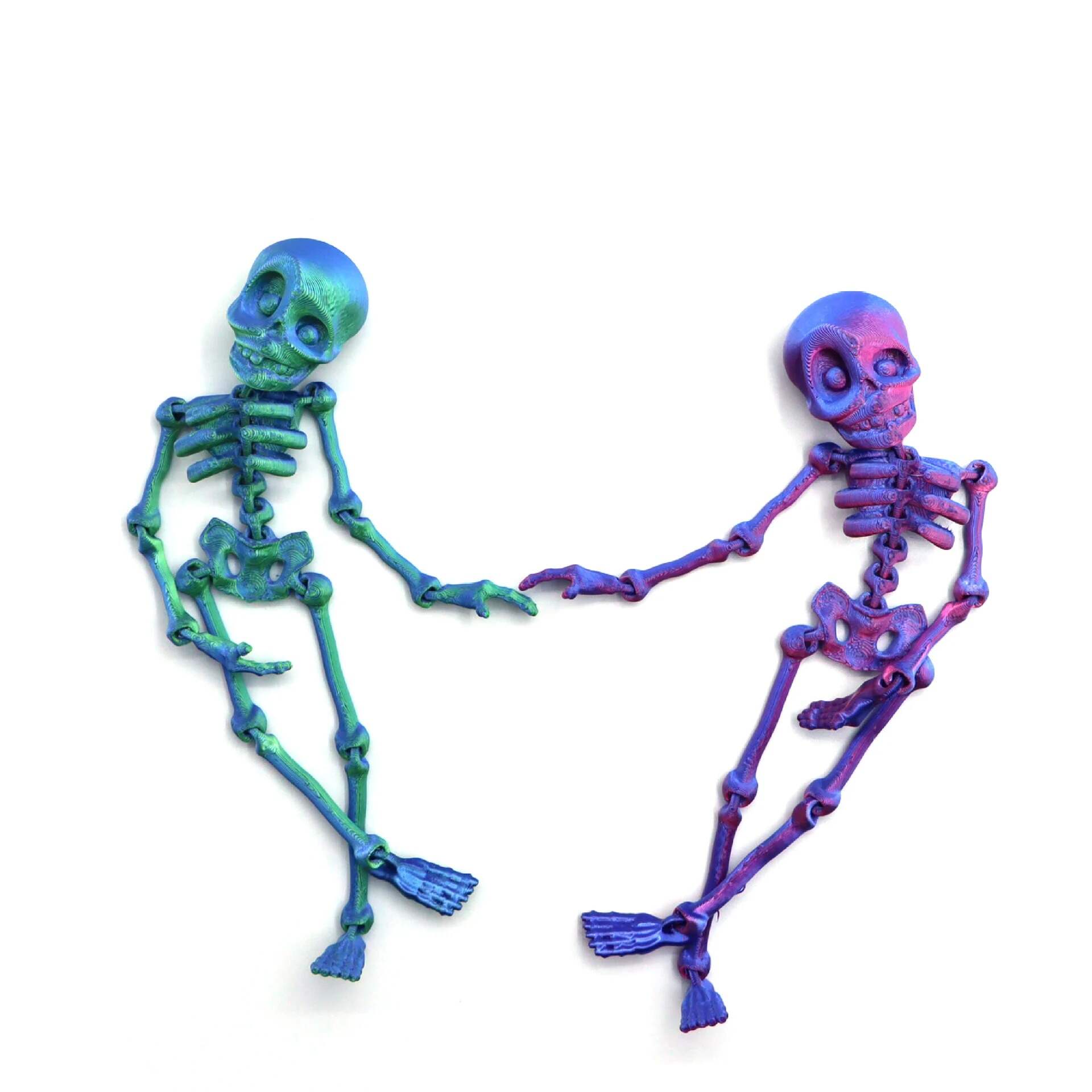 🎃Halloween Hot Sale 49% OFF 💀✨3D Printed Vintage Skeleton Magnetic Figurine 🎃