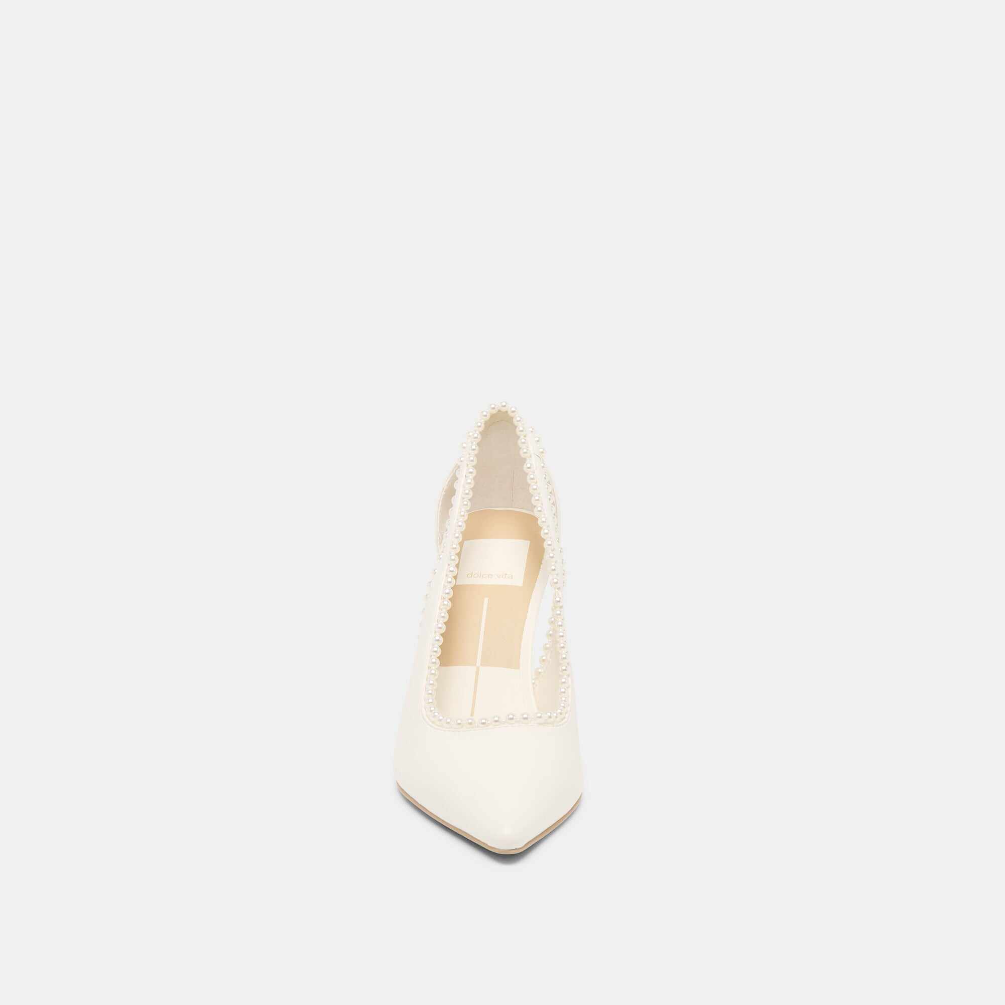 KELSON PEARL HEELS TRUE WHITE LEATHER