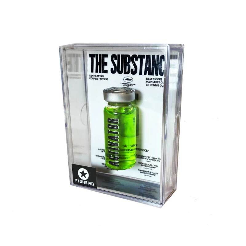 The Substance Activator Serum Vial Bottle with Display Collectable Box Movie Prop
