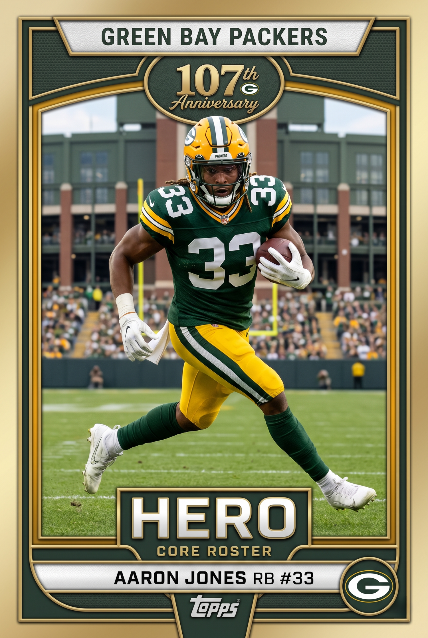 Green Bay Packers 107th Anniversary Hobby Box