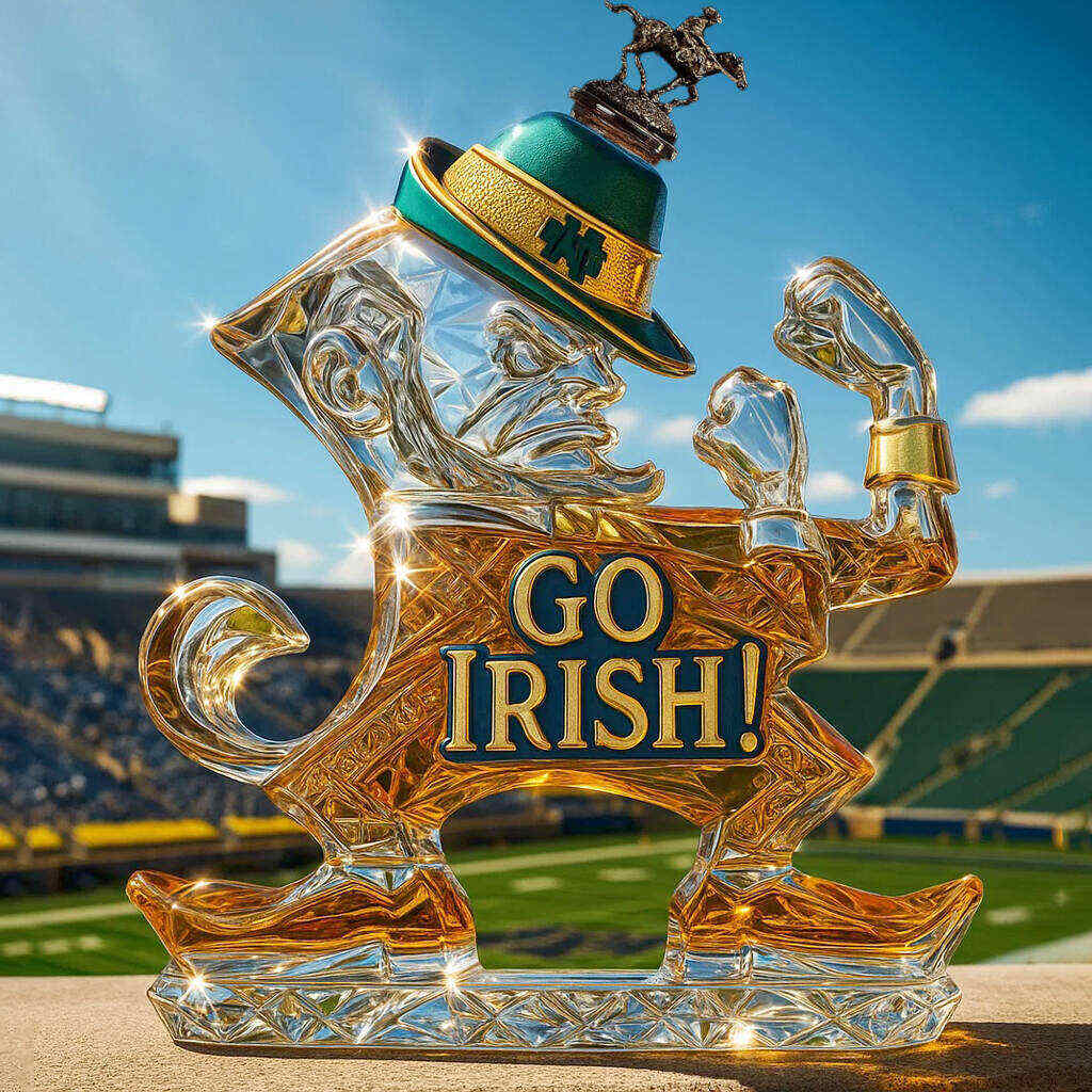 Notre Dame Fighting Irish Whiskey bottle