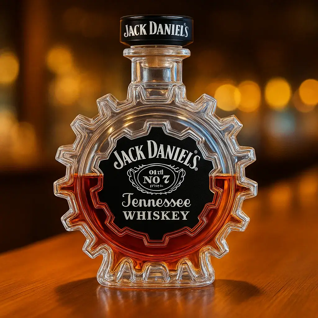Gear Whiskey Bottle