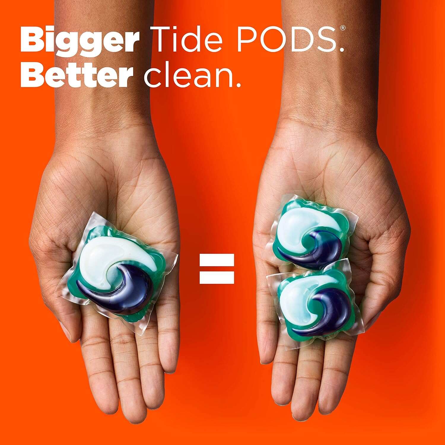 Tide Hygienic Clean Heavy Duty 10x Free Power PODS Laundry Detergent, 63 count, Unscented, For Visible and Invisible Dirt