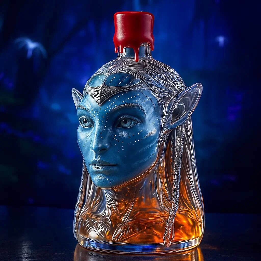 Avatar—Jake Sully & Neytiri Limited Edition Whisky Bottle