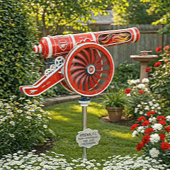 🔥Arsenal FC 140th Anniversary Cannon Wind Spinner!