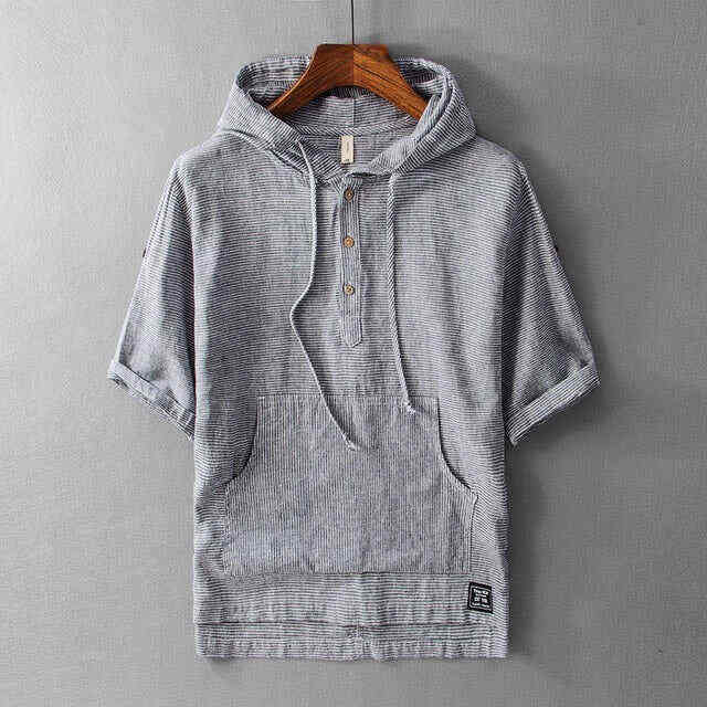 Harding Hooded Linen Shirt
