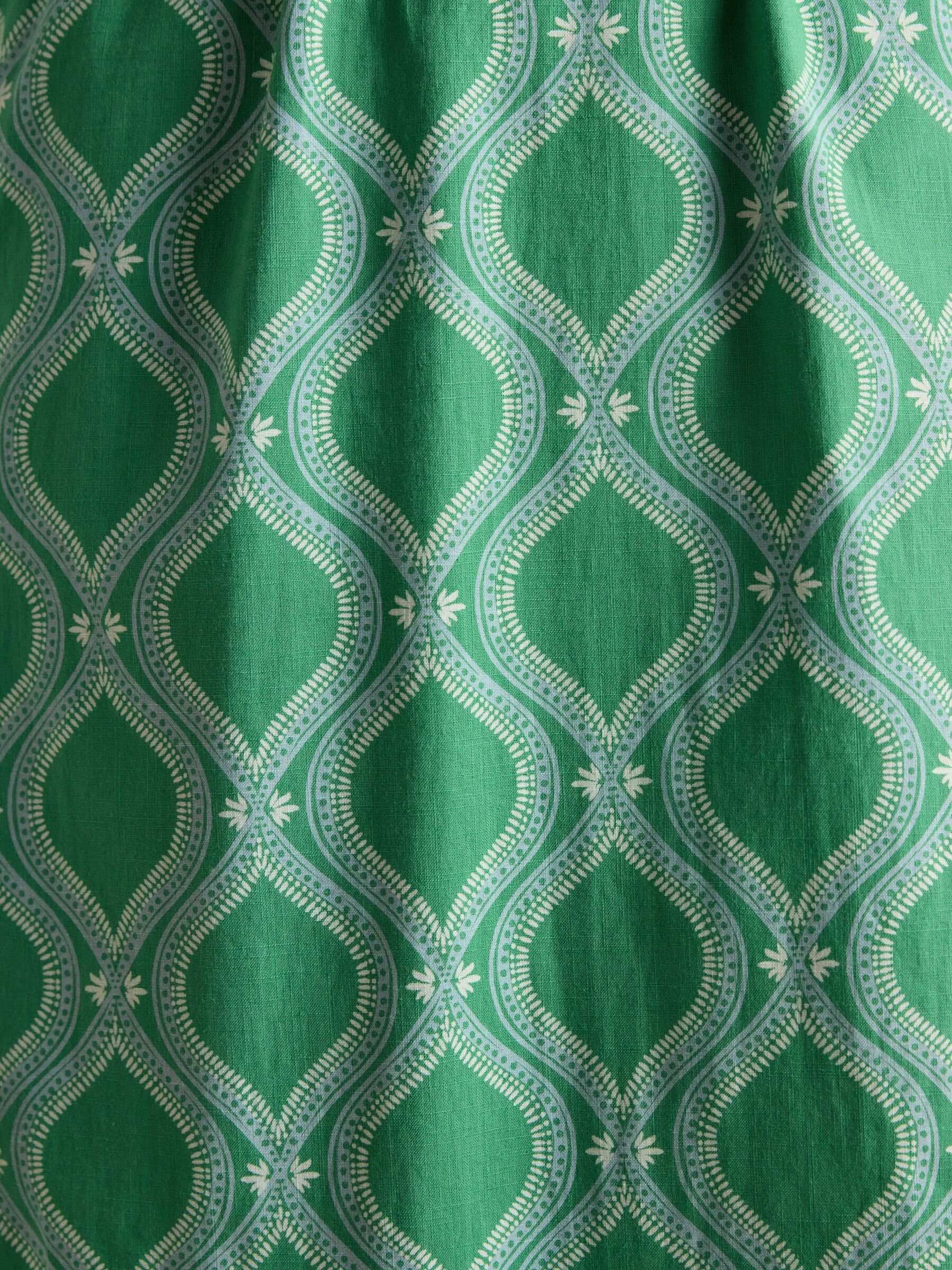 Winnie Green Frill Shoulder Dress