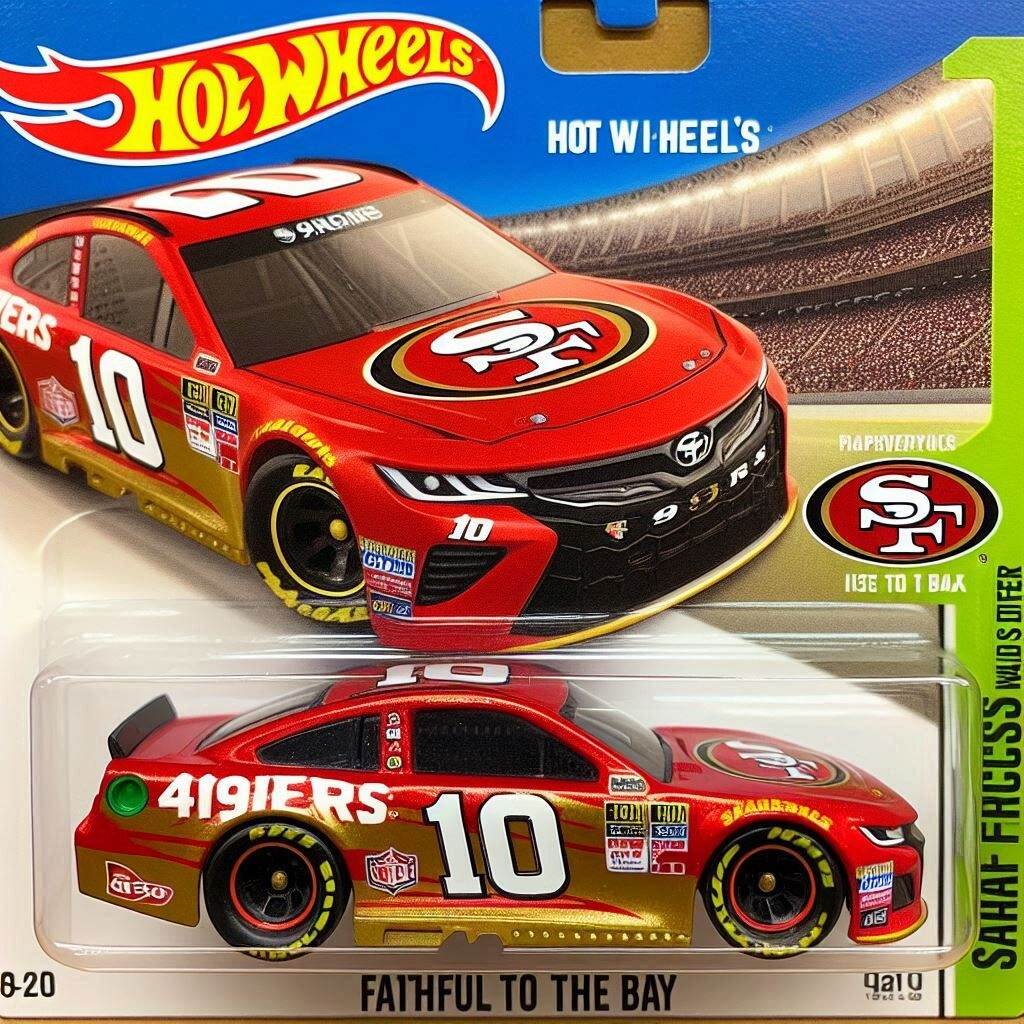 Hot Wheels NFL NASCAR Racing Rides
