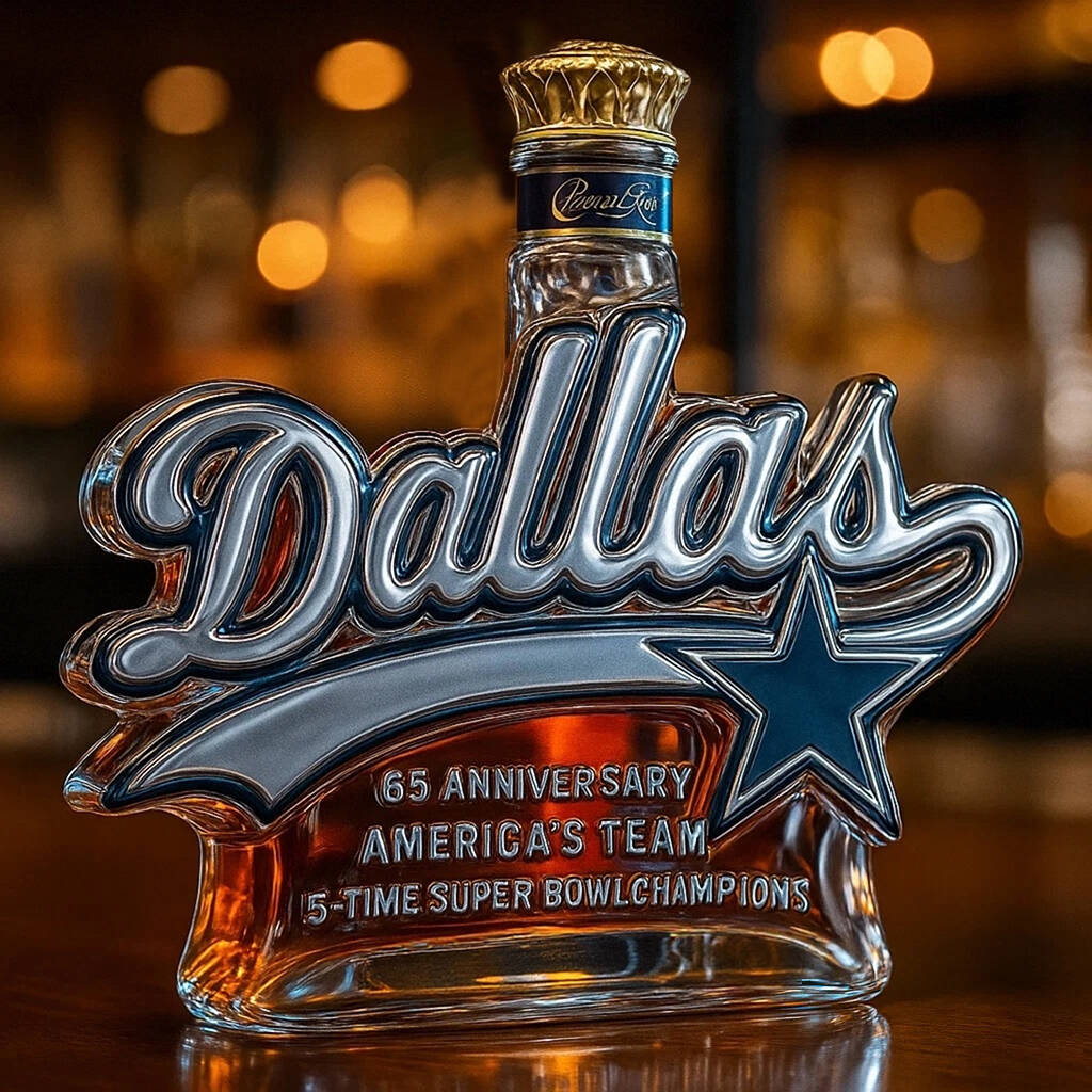Dallas Cowboys Whisky Bottle