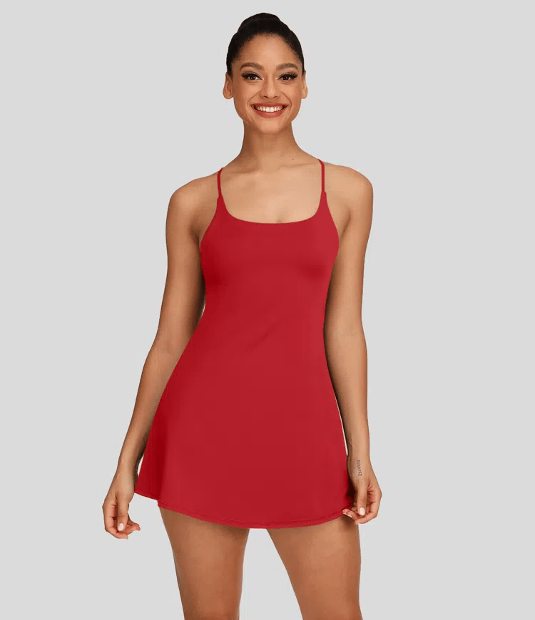 🔥Flash Sale🔥Softlyzero Plush Backless Active Dress-Easy Peezy