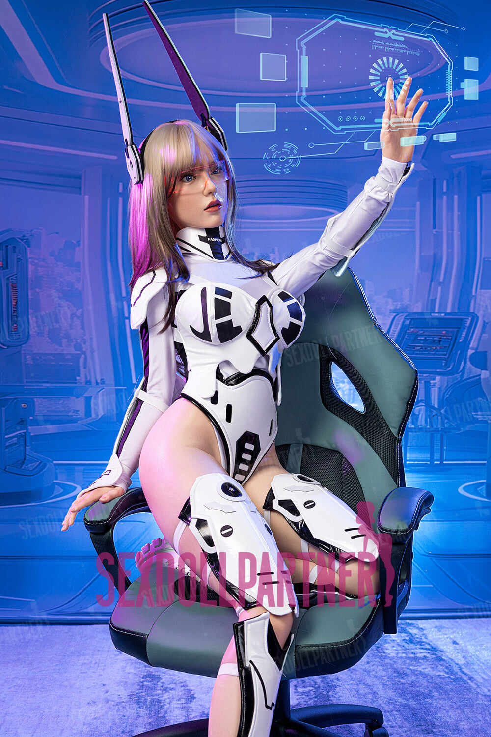 EU Stock - 2025 Latest Version RIDMII Tenar Unique Design Silicone Head AI Talking Realistic Robot Sex Doll Head Only