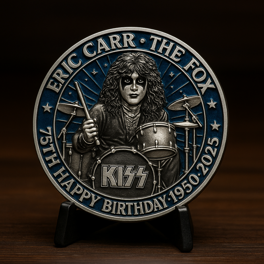 Eric Carr 75th Birth Anniversary Coin