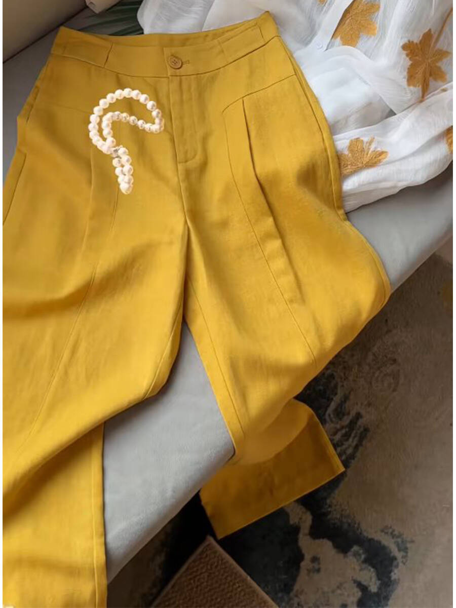 🔥Summer Arrivals🌟Women's Casual Tencel Linen Pants
